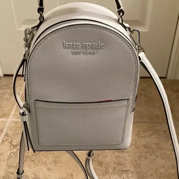 Mini convertible backpack Kate spade white - Picture 3 of 7